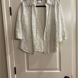 Weavz White Lace Blouse